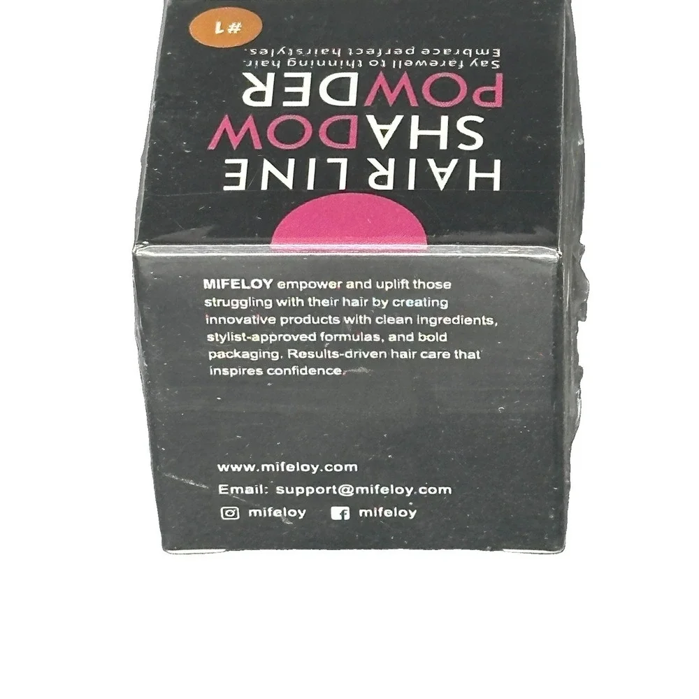 Mifeloy Root Touch Up Hair Line Shadow Powder Cover Up Color‎ #1 Light Brown